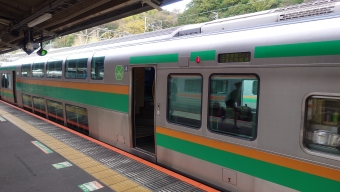 国府津駅から新橋駅の乗車記録(乗りつぶし)写真