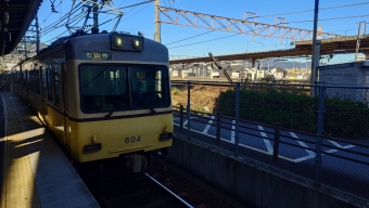 京阪石山駅から石山寺駅の乗車記録(乗りつぶし)写真