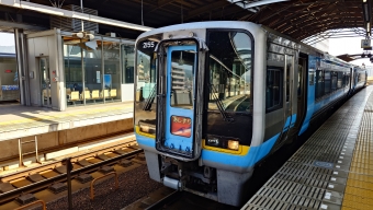高知駅から中村駅の乗車記録(乗りつぶし)写真