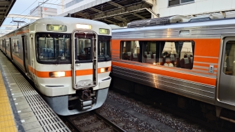 静岡駅から刈谷駅の乗車記録(乗りつぶし)写真