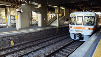 刈谷駅から大垣駅の乗車記録(乗りつぶし)写真