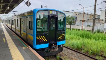 大川駅から安善駅の乗車記録(乗りつぶし)写真