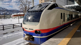 上越妙高駅から新潟駅の乗車記録(乗りつぶし)写真
