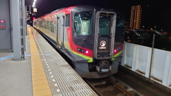 高知駅から高松駅の乗車記録(乗りつぶし)写真