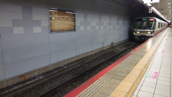 ＪＲ難波駅から天王寺駅の乗車記録(乗りつぶし)写真