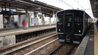 久留米駅から熊本駅の乗車記録(乗りつぶし)写真