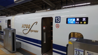 京都駅から岐阜羽島駅の乗車記録(乗りつぶし)写真