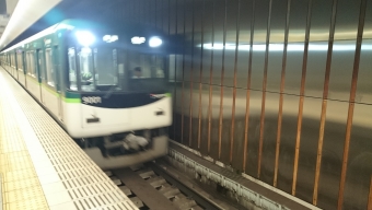 渡辺橋駅から天満橋駅の乗車記録(乗りつぶし)写真