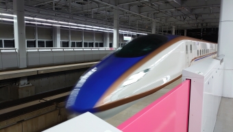 上越妙高駅から新高岡駅の乗車記録(乗りつぶし)写真