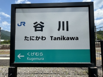 谷川駅から粟生駅の乗車記録(乗りつぶし)写真