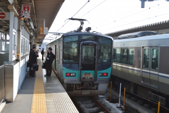 西大寺駅から若狭本郷駅の乗車記録(乗りつぶし)写真