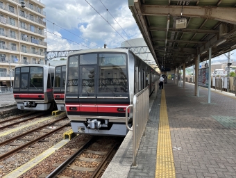 尾張瀬戸駅から新瀬戸駅の乗車記録(乗りつぶし)写真