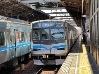 上小田井駅から豊田市駅の乗車記録(乗りつぶし)写真