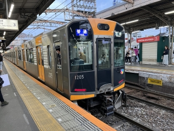 鶴橋駅から大阪難波駅の乗車記録(乗りつぶし)写真