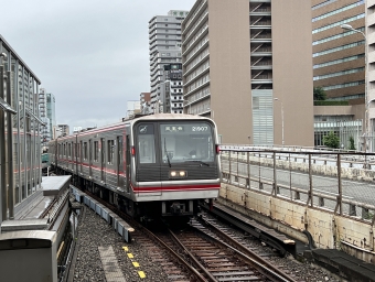新大阪駅から難波駅の乗車記録(乗りつぶし)写真