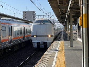 尾張一宮駅から金沢駅の乗車記録(乗りつぶし)写真