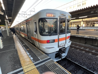 尾張一宮駅から名古屋駅の乗車記録(乗りつぶし)写真