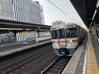 尾張一宮駅から大垣駅の乗車記録(乗りつぶし)写真