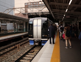 神宮前駅から中部国際空港駅の乗車記録(乗りつぶし)写真