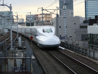 尾張一宮駅から新大阪駅の乗車記録(乗りつぶし)写真