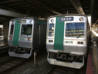 竹田駅から御陵駅の乗車記録(乗りつぶし)写真