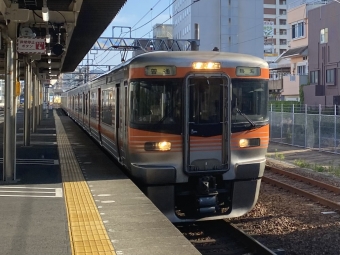 清水駅から吉原本町駅の乗車記録(乗りつぶし)写真