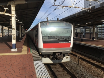 御茶ノ水駅から新松戸駅の乗車記録(乗りつぶし)写真