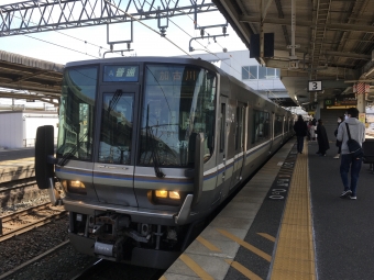 膳所駅から京都駅の乗車記録(乗りつぶし)写真