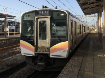 宮内駅から浦佐駅の乗車記録(乗りつぶし)写真