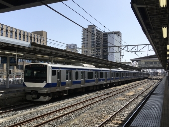 小山駅から友部駅の乗車記録(乗りつぶし)写真
