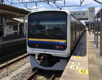 成東駅から佐倉駅の乗車記録(乗りつぶし)写真