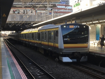 武蔵小杉駅から府中本町駅の乗車記録(乗りつぶし)写真