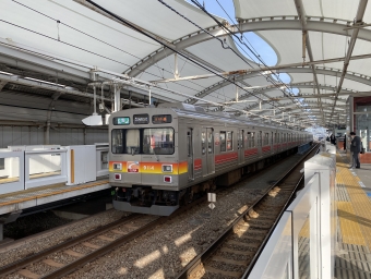 大井町駅から新宿駅の乗車記録(乗りつぶし)写真