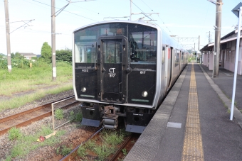 肥前浜駅から江北駅の乗車記録(乗りつぶし)写真