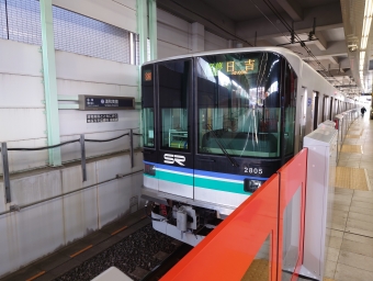 浦和美園駅から赤羽岩淵駅の乗車記録(乗りつぶし)写真