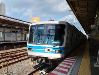 原木中山駅から妙典駅の乗車記録(乗りつぶし)写真