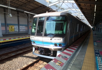 行徳駅から南行徳駅の乗車記録(乗りつぶし)写真