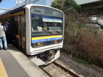 都賀駅から千葉駅の乗車記録(乗りつぶし)写真