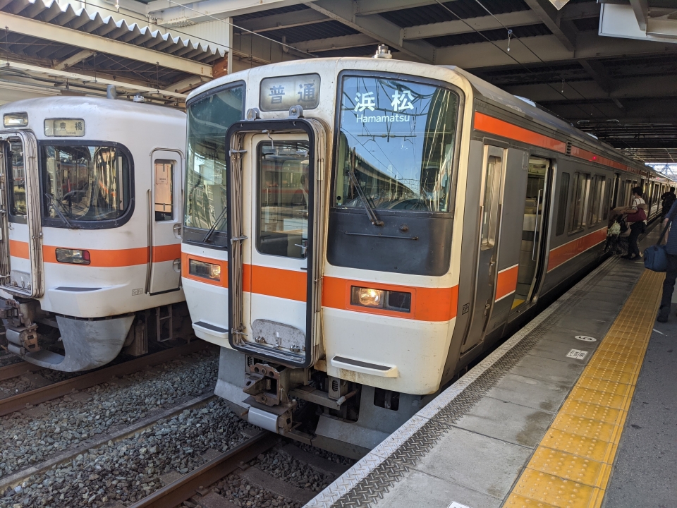 鉄道乗車記録「豊橋駅から浜松駅」の写真(1) by 黒桐 撮影日時:2020年10月11日