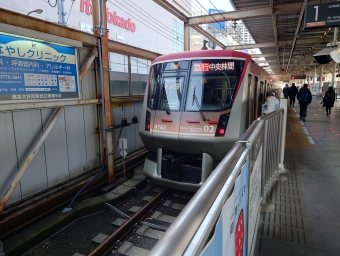 大井町駅から中央林間駅の乗車記録(乗りつぶし)写真