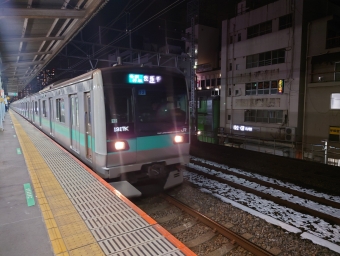 金町駅から松戸駅の乗車記録(乗りつぶし)写真