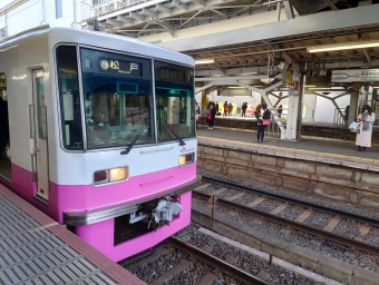 千葉中央駅から京成津田沼駅の乗車記録(乗りつぶし)写真