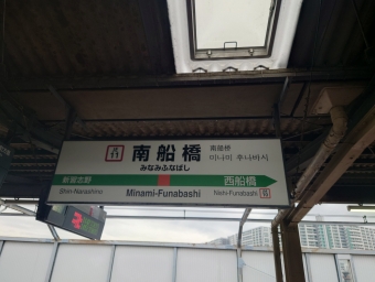 南船橋駅から東松戸駅:鉄道乗車記録の写真