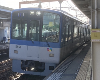 大物駅から野田駅の乗車記録(乗りつぶし)写真