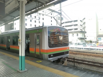 王子駅から高崎駅の乗車記録(乗りつぶし)写真