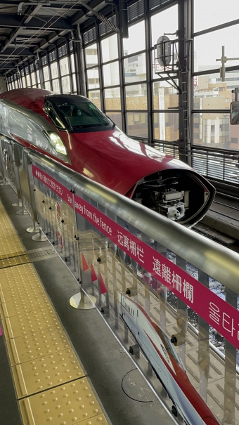 東京駅から盛岡駅の乗車記録(乗りつぶし)写真