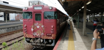 下関駅から萩駅の乗車記録(乗りつぶし)写真