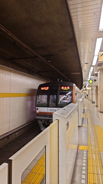 上福岡駅から池袋駅の乗車記録(乗りつぶし)写真