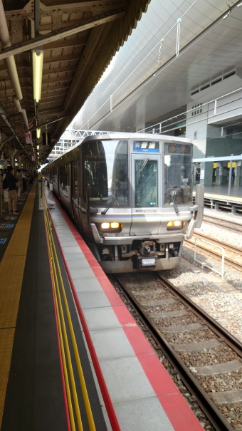 京都駅から大津駅の乗車記録(乗りつぶし)写真