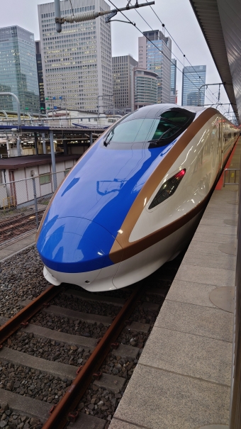 東京駅から長野駅:鉄道乗車記録の写真